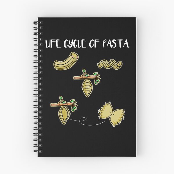 Item preview, Life Cycle of Pasta Italian Noodle Joke designed and sold by NeXore.