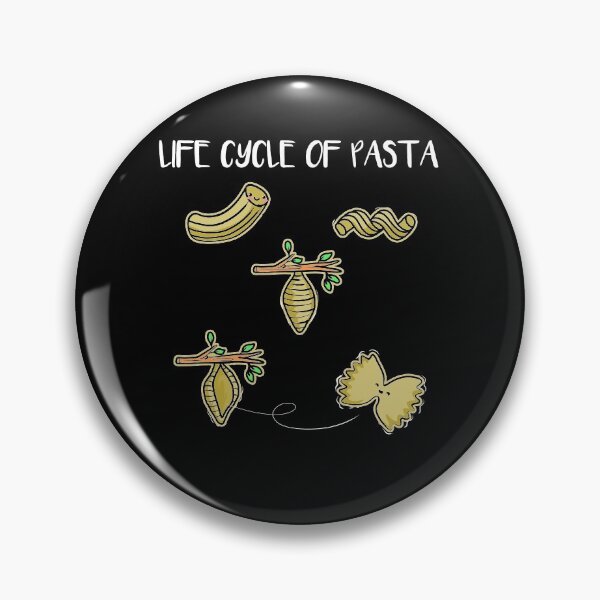 Item preview, Life Cycle of Pasta Italian Noodle Joke designed and sold by NeXore.