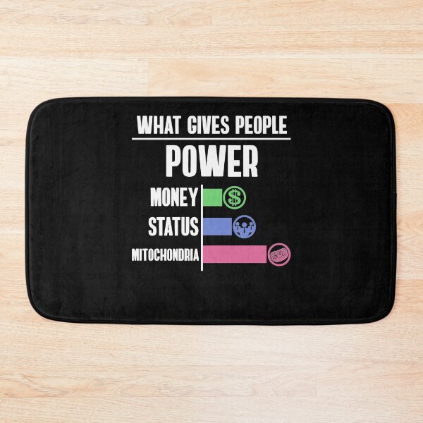Item preview, What gives power: money, status, mitochondria designed and sold by NeXore.