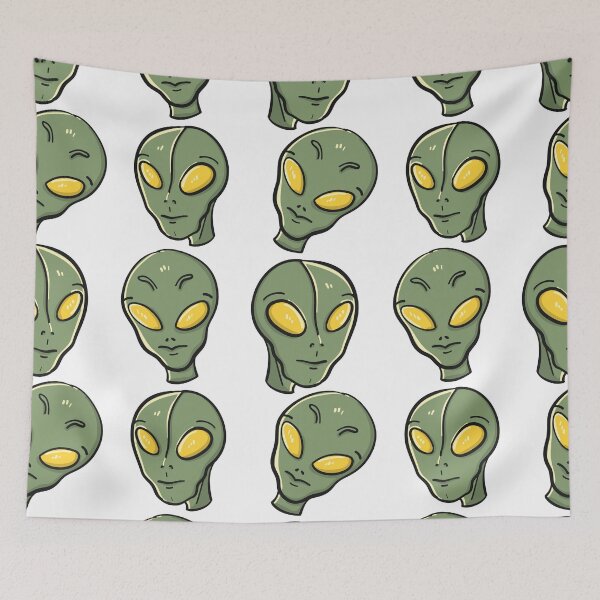 Item preview, Alien Head Pattern designed and sold by The Masked Designer.