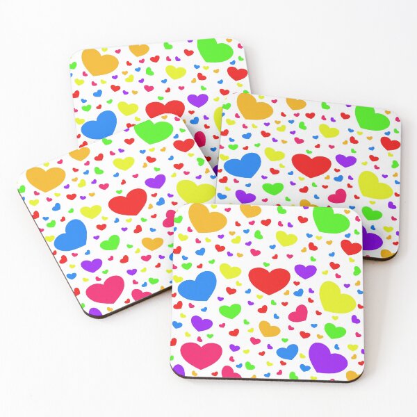Item preview, Rainbow Hearts Explosion designed and sold by MousseFashion.