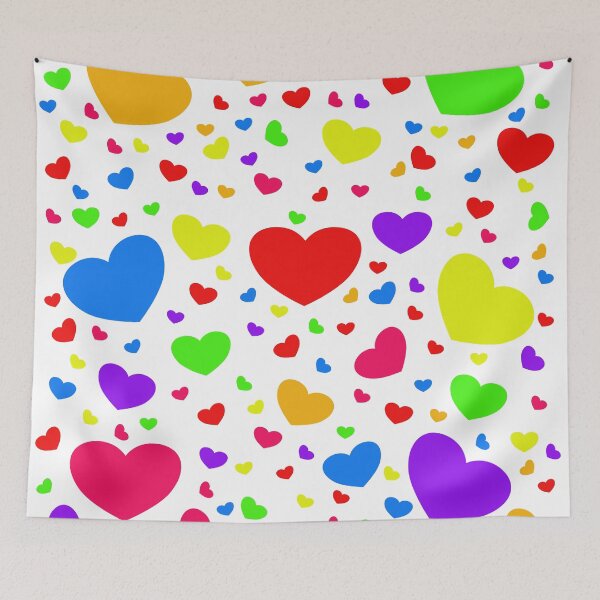 Item preview, Rainbow Hearts Explosion designed and sold by MousseFashion.