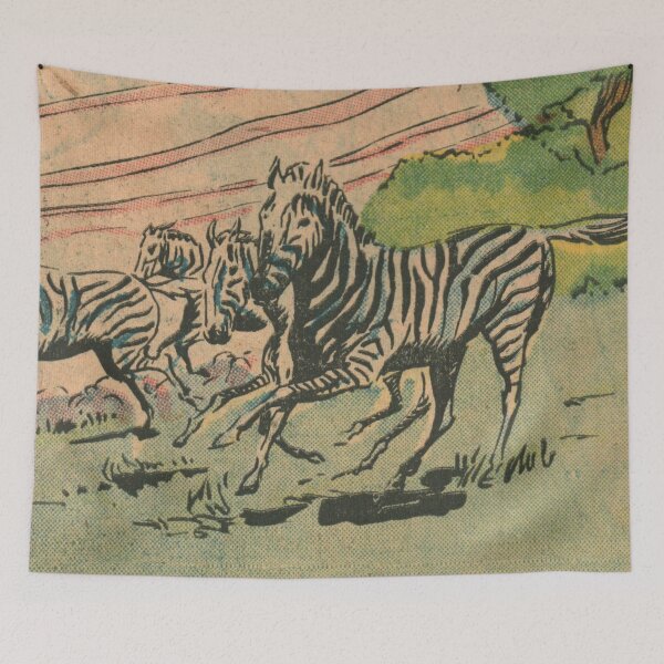 Item preview, Zebra Herd - Vintage Retro Pop Art Comic designed and sold by elevens.