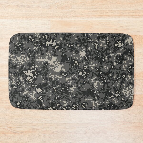 Item preview, Gray Camouflage Digital Sponge Camo Patterns in Grey Shades and Black designed and sold by ShopieHome.