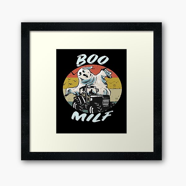 Item preview,  Man I Love Farming -MILF- With Ghost Halloween -Boo- designed and sold by Steve  Morley.