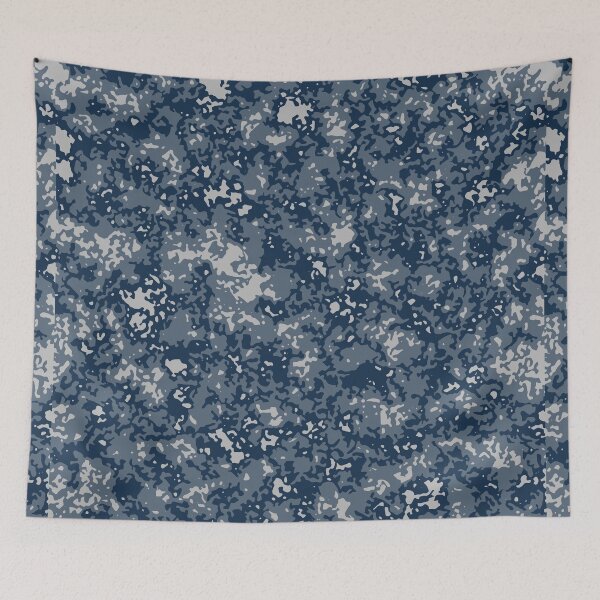 Item preview, Winter Camouflage Digital Sponge Camo Patterns in Blue Shades designed and sold by ShopieHome.