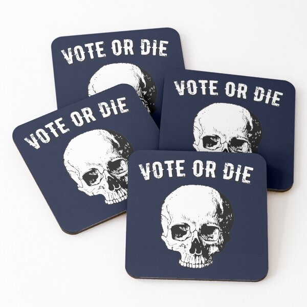 Artikelvorschau, Vote Or Die 2020 Skull entworfen und verkauft von d247.