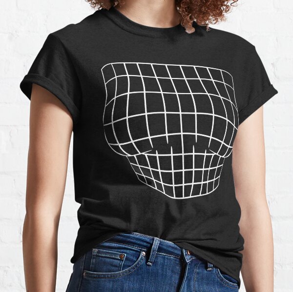 Womens Optical Illusion Boob Shirt' Men's T-Shirt