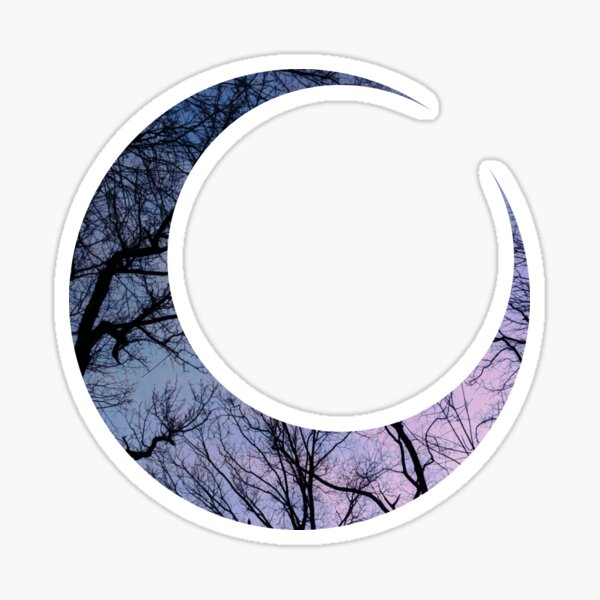 Forest Moon Sticker