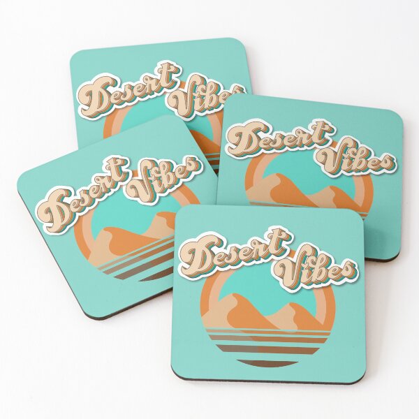 Item preview, Retro Desert Vibes in aqua green designed and sold by CreatEVEdesign.