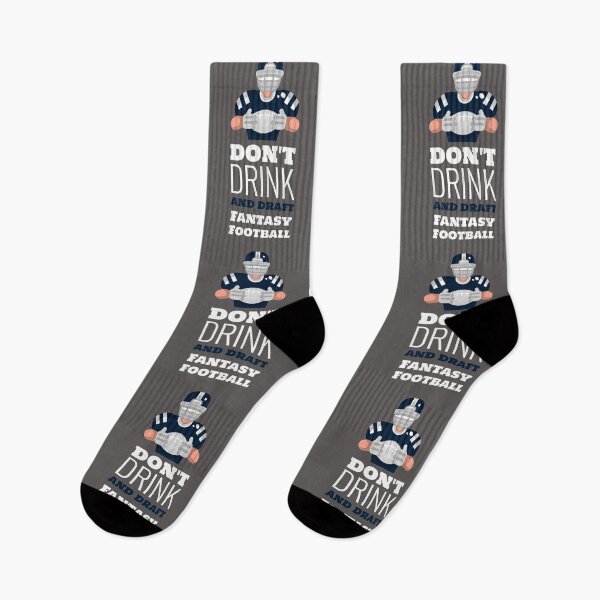 Item preview, Don't Drink and Draft Fantasy Football, blue designed and sold by Hey-Nice-Shirt.