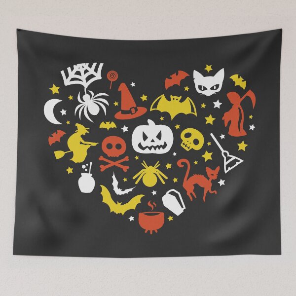 Item preview, I Heart Halloween | Cute Trick or Treat designed and sold by SLAG-Creative.
