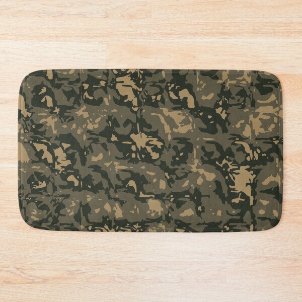 Item preview, Military Camo Glass Blocks Camouflage Patterns in Green, Beige and Black designed and sold by ShopieHome.