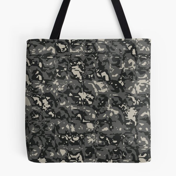 Item preview, Gray Camo Glass Blocks Camouflage Patterns in Grey Shades and Black designed and sold by ShopieHome.