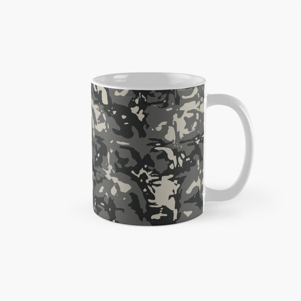 Artikelvorschau, Graue Camo-Glasblöcke mit Tarnmustern in Grautönen und Schwarz entworfen und verkauft von ShopieHome.