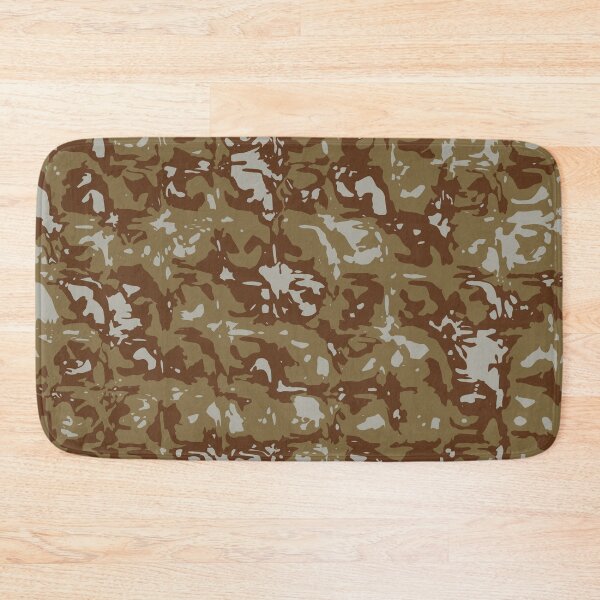 Item preview, Desert Camo Glass Blocks Camouflage Patterns in Green, Brown and Sand designed and sold by ShopieHome.