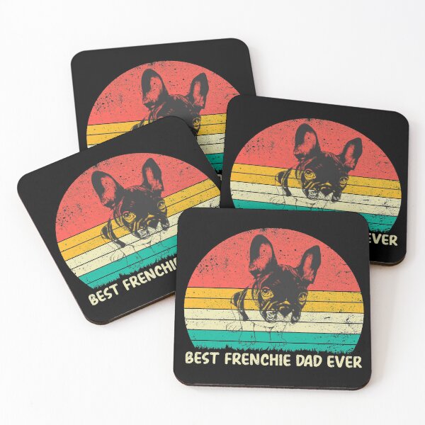 Item preview, Best Frenchie Dad Ever Design designed and sold by Blackpuzzle.