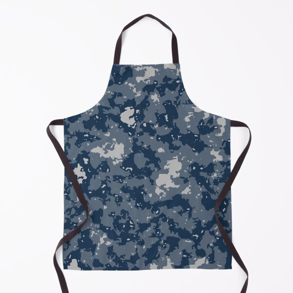 Item preview, Winter Camouflage Glass Canvas Camo Patterns in Blue Shades designed and sold by ShopieHome.