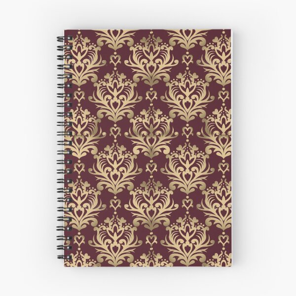 Item preview, Gold & Red Damask designed and sold by incarnations.