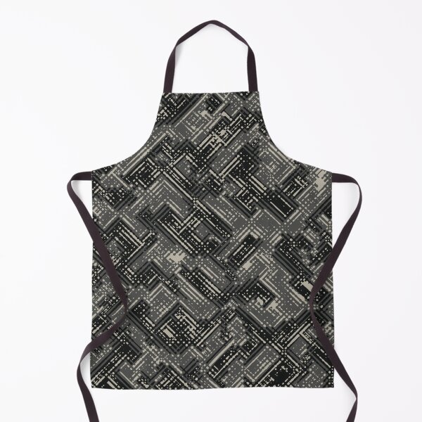 Item preview, Gray Camouflage Digital Lines Camo Patterns in Grey Shades and Black designed and sold by ShopieHome.