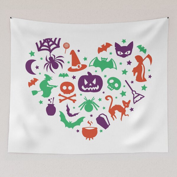 Item preview, I Heart Halloween | Cute Trick or Treat designed and sold by SLAG-Creative.
