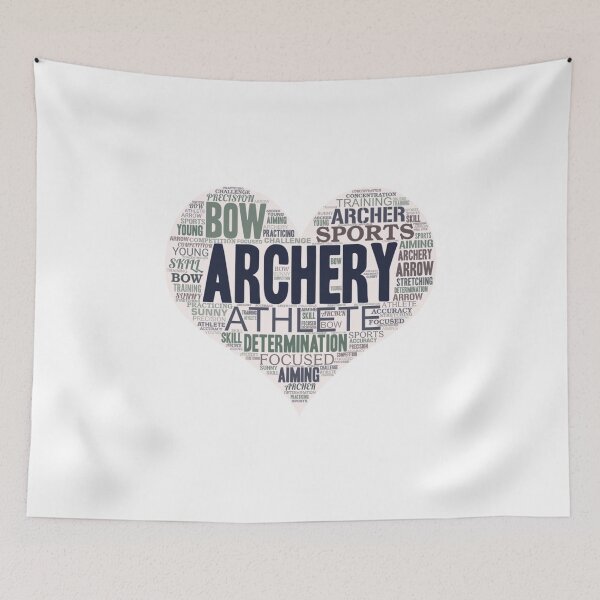 Item preview, Archery Sayings Bow Arrow Archer Love Heart Gift designed and sold by TastefulTees.