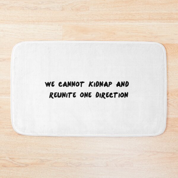 Item preview, we cannot kidnap and reunite one direction - black designed and sold by rola2507.