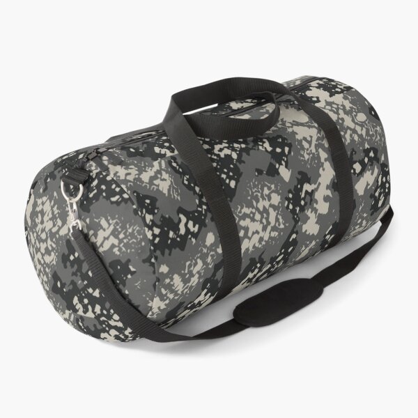 Item preview, Gray Camouflage Digital Charcoal Camo Patterns in Grey Shades and Black designed and sold by ShopieHome.