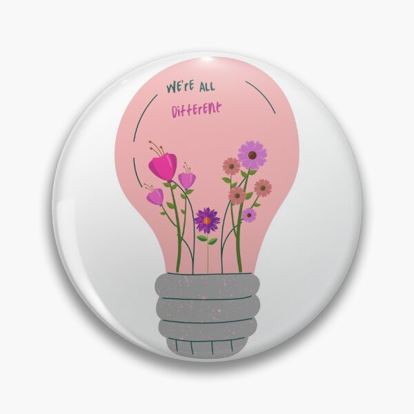 Item preview, We're All Different - Light Bulb Design designed and sold by hopescoliosis.