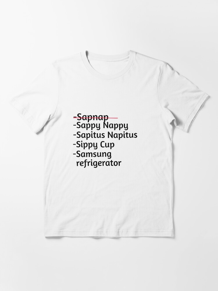 Sapnap Flame Name White | Essential T-Shirt