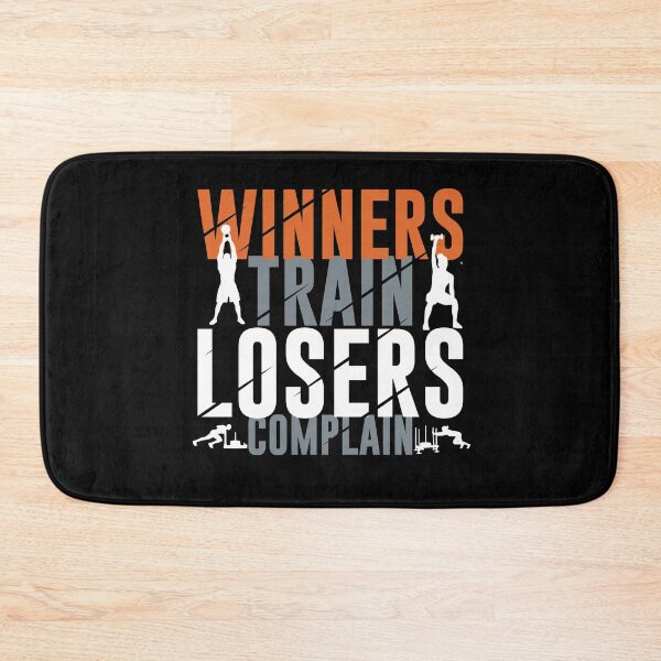 Item preview, Winners Train Losers Complain  - Crossfit Fitness Deadlift, Squats, Burpees designed and sold by Desiznn.