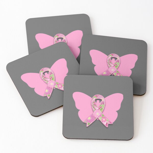 Item preview, Pink Breast Cancer Ribbon with Butterfly designed and sold by Alondra.