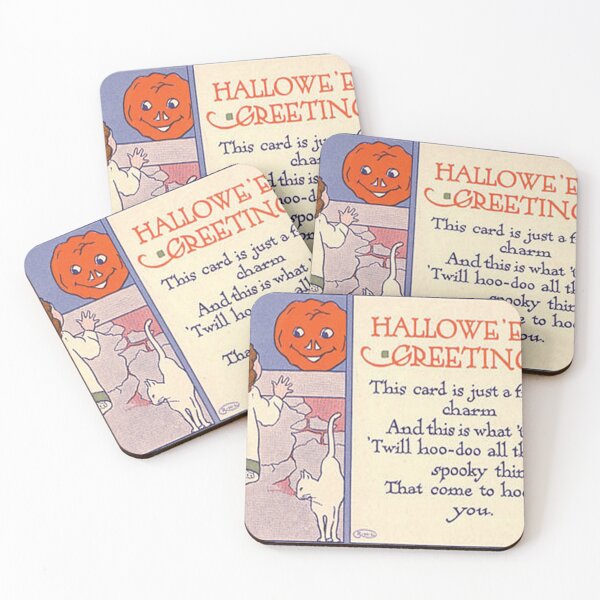 Item preview, Halloween Illustration Friendly Charm Greetings designed and sold by DeeElle.