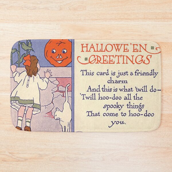Item preview, Halloween Illustration Friendly Charm Greetings designed and sold by DeeElle.