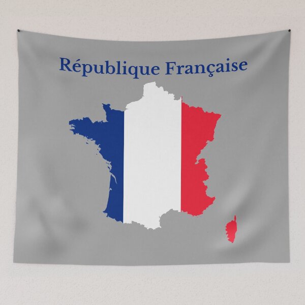 Item preview, France Map Flag, French designed and sold by marosharaf.
