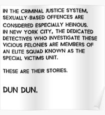 Law & Order: Special Victims Unit Poster