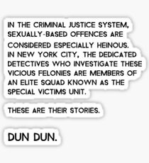 Law & Order: Special Victims Unit Sticker