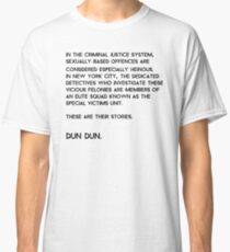 Law & Order: Special Victims Unit Classic T-Shirt