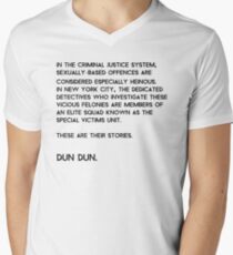 Law & Order: Special Victims Unit Men's V-Neck T-Shirt