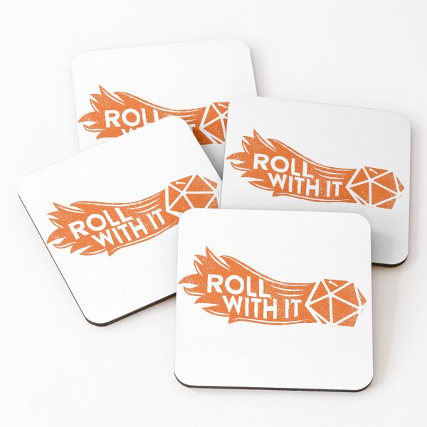 Item preview, Roll with it - a critical fail D20 design, and ideal gift for your dungeon master designed and sold by the50ftsnail.