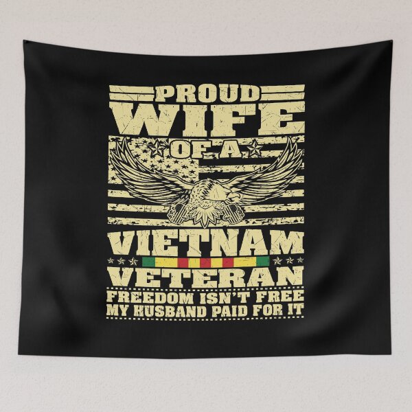 Item preview, Proud Wife Of Vietnam Veteran Spouse Gift - Freedom Isn't Free  designed and sold by DesignCube.