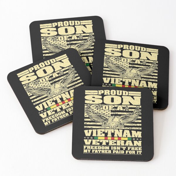 Item preview, Proud Son Of A Vietnam Veteran - Military Freedom Isn't Free designed and sold by DesignCube.