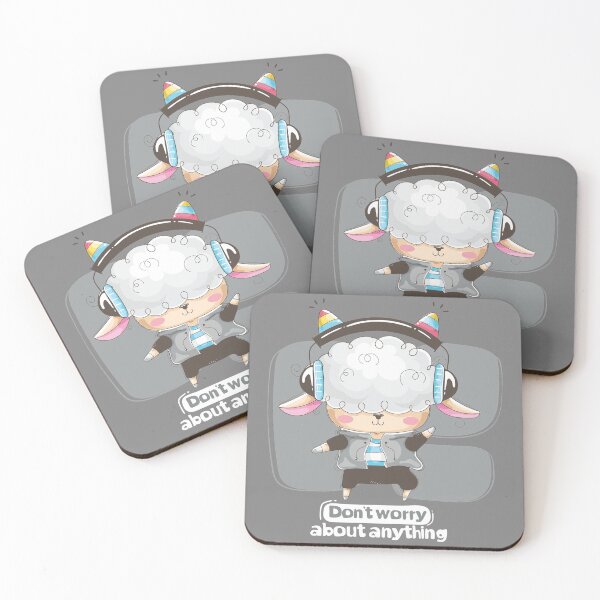 Item preview, Don't Worry About Anything - Cool Musical Sheep designed and sold by ZodesignArt.