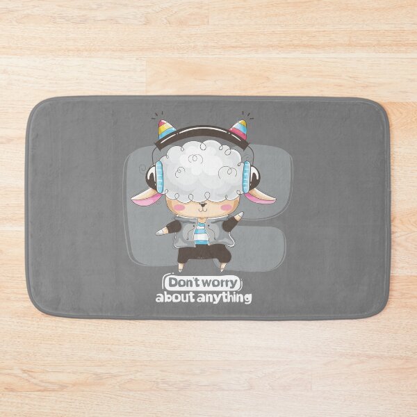 Item preview, Don't Worry About Anything - Cool Musical Sheep designed and sold by ZodesignArt.