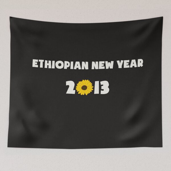 Item preview, Ethiopian New Year 2013 Typography design designed and sold by YueHeng Creates ⭐⭐⭐⭐⭐.