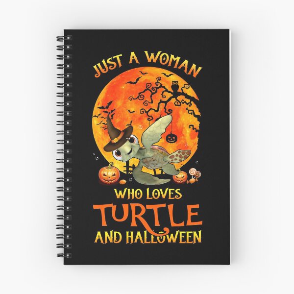 Item preview, Funny Woman Loves Turtle Halloween Day Shirt Sea Turtle Lovers Pumpkin Witch Birthday T Shirt designed and sold by tuanitus.