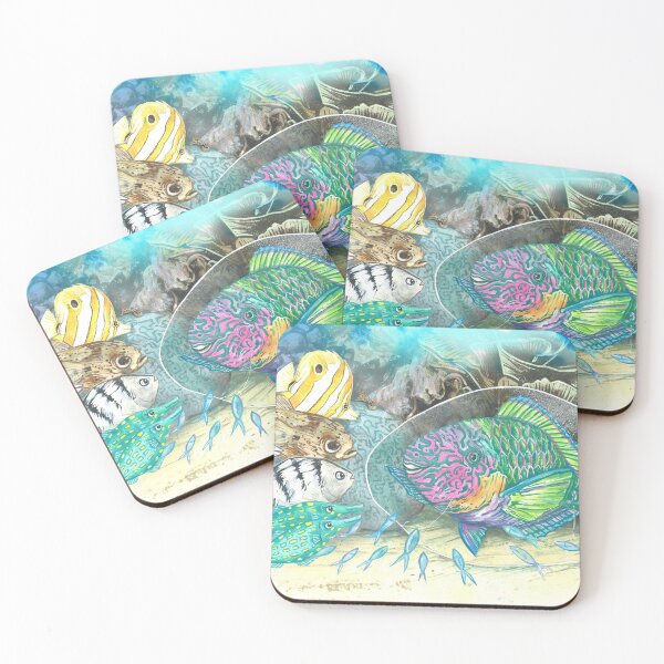 Item preview, Parrotfish Bubble designed and sold by Sadie James.