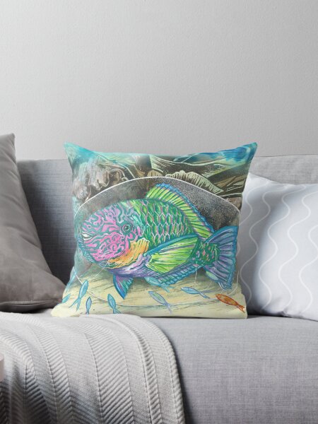 Item preview, Parrotfish Bubble designed and sold by Sadie James.