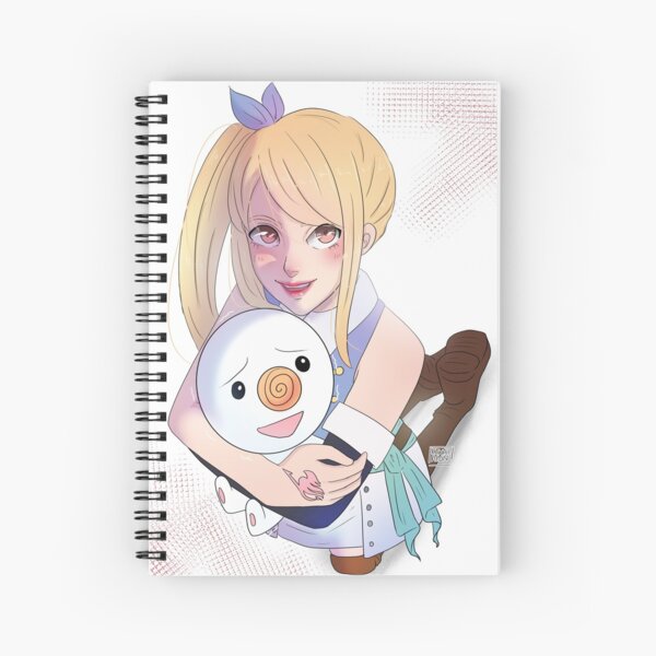 Fairy Tail Lucy Heartfilia Name Anime Spiral Notebook