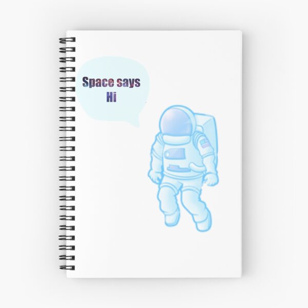 Item preview, space says hi designed and sold by babsgracie.